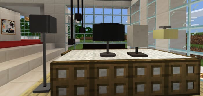 Lamps in Minecraft