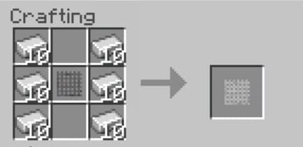 как сделать сито в майнкрафт