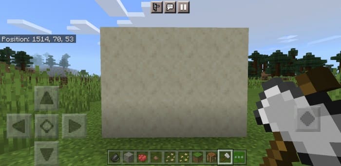 Dust block in Minecraft