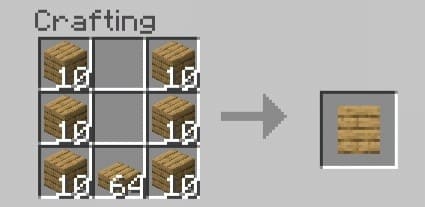 Craft barrels in Minecraft