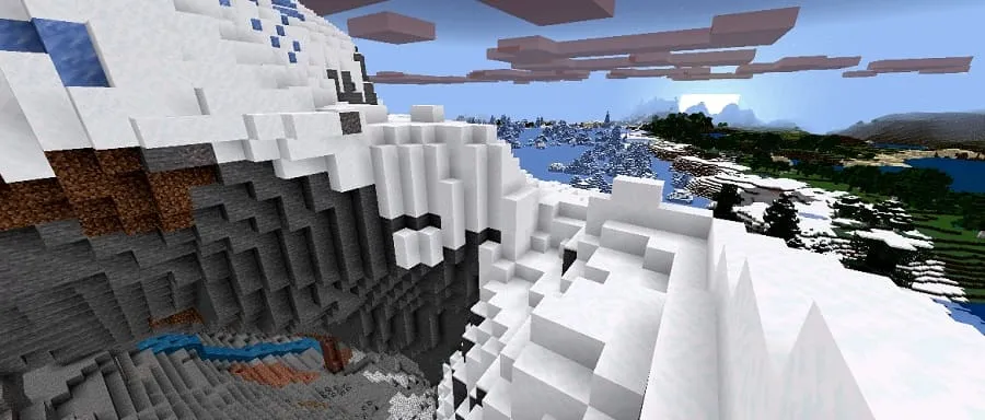 New generation in Minecraft 1.17.30.23