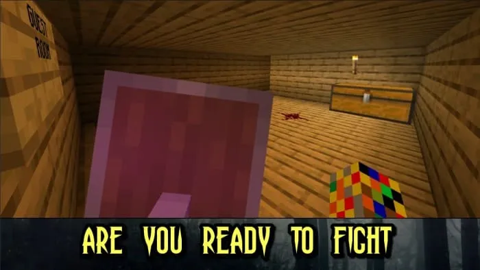 A map with a scary school in Minecraft