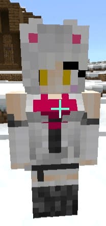 Girl from the Arctic in Minecraft