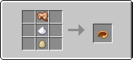 Crafting a rabbit pie in Minecraft