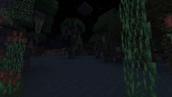 Updated swamp in Minecraft