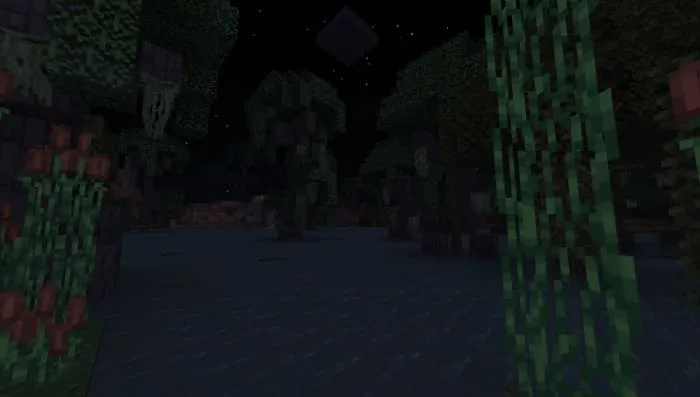 Updated swamp in Minecraft