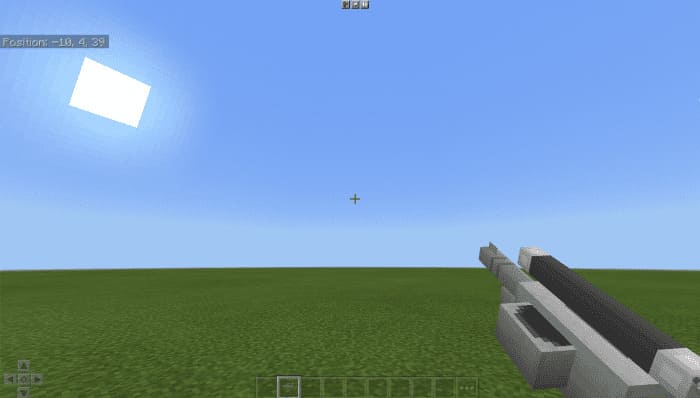 Revolver-shotgun in Minecraft