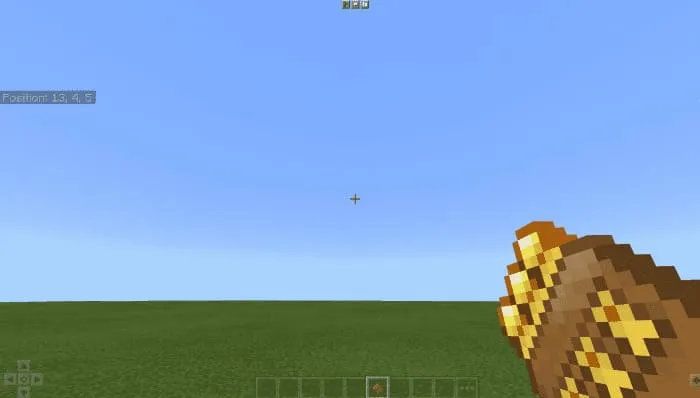 Golden clip in Minecraft
