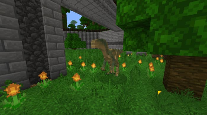 Raptors in Minecraft