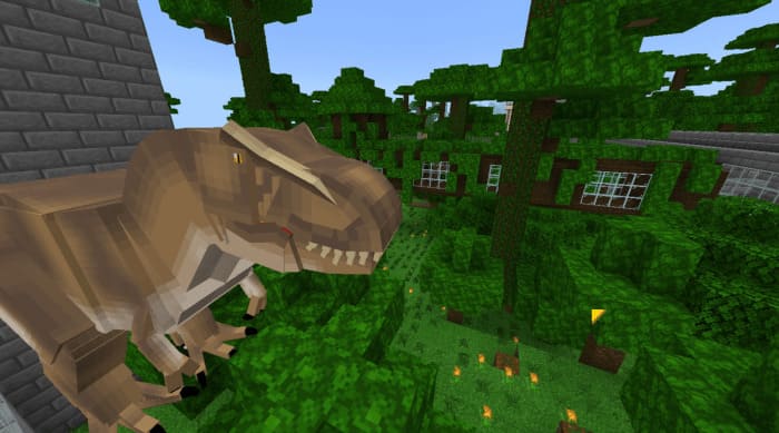 Tyrannosaurus in Minecraft