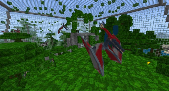 Pterodactyls in Minecraft