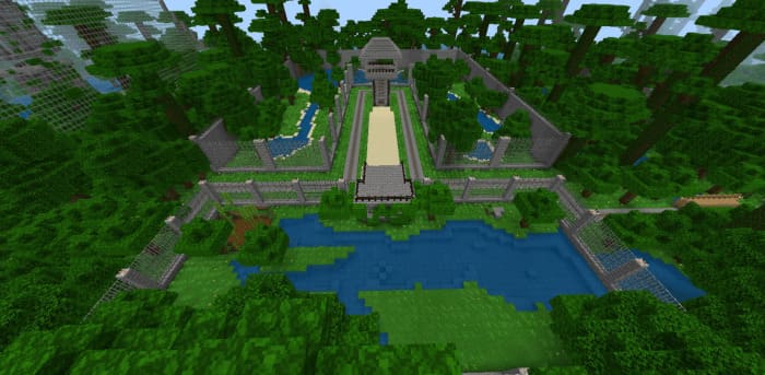 Aviary water in Minecraft