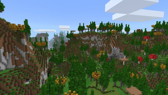 Fantasy Forest in Minecraft