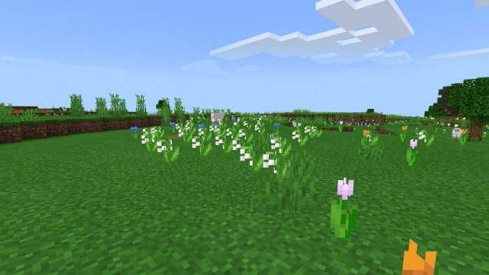 Flower Plains in Minecraft