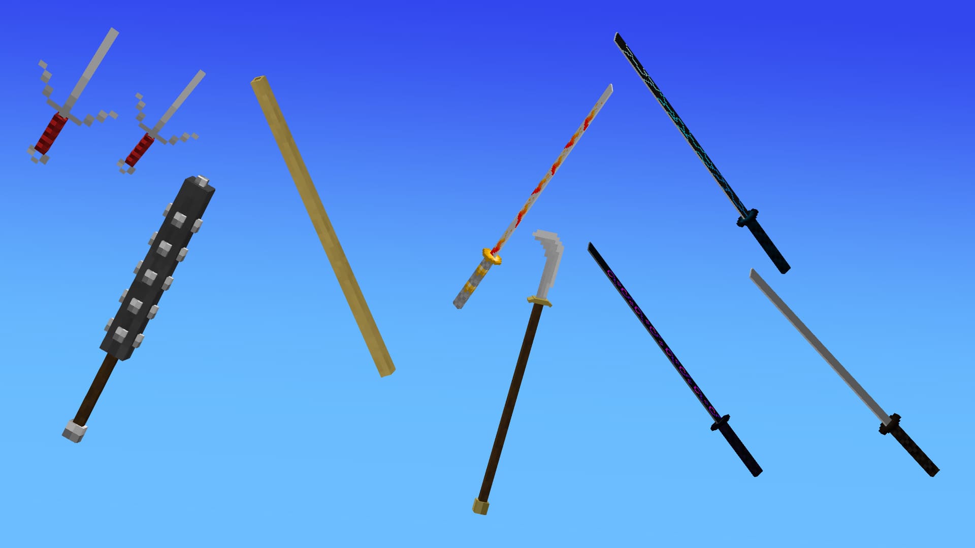 New Japanese weapons in addon