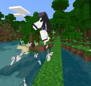 Yuki-onna in Minecraft