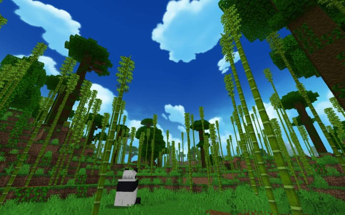 Anime sky in Minecraft