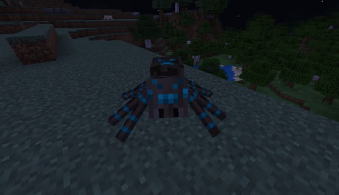 Синий паук
