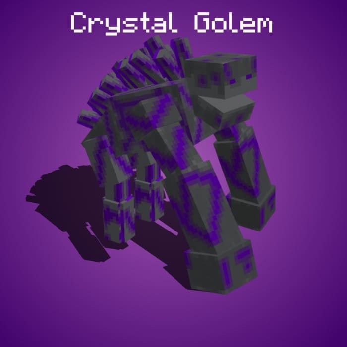 Crystal Golem in Minecraft