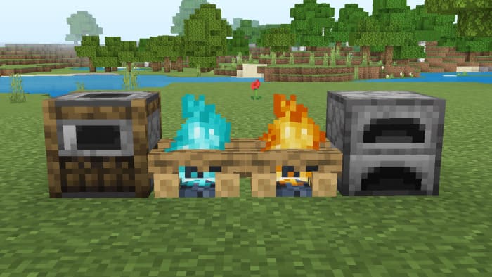 Types of stoves in Minecraft