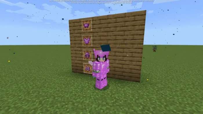 Magic armor in Minecraft