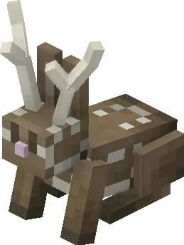 Horned rabbit in Minecraft