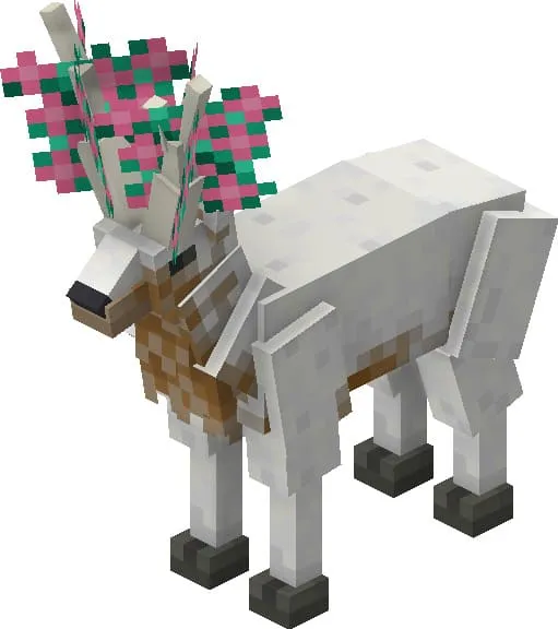Flower deer in Minecraft