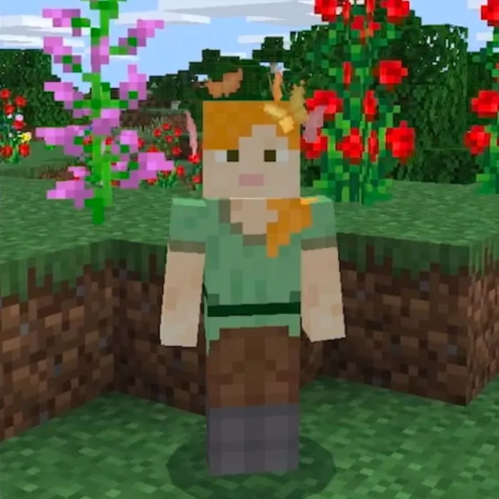 Hat with butterflies