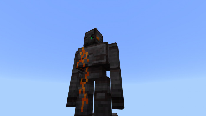 Netherite golem in Minecraft