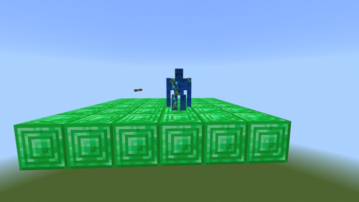 Lapis lazuli golem in Minecraft