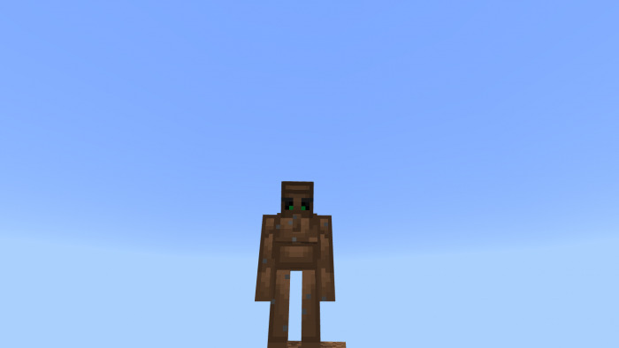 Mud golem in Minecraft