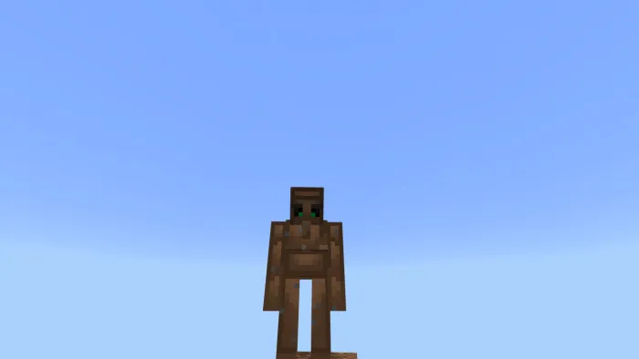 Mud golem in Minecraft
