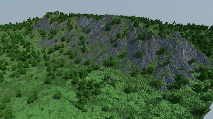 Mountains and forests