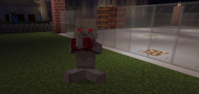 The Crying witch in Minecraft