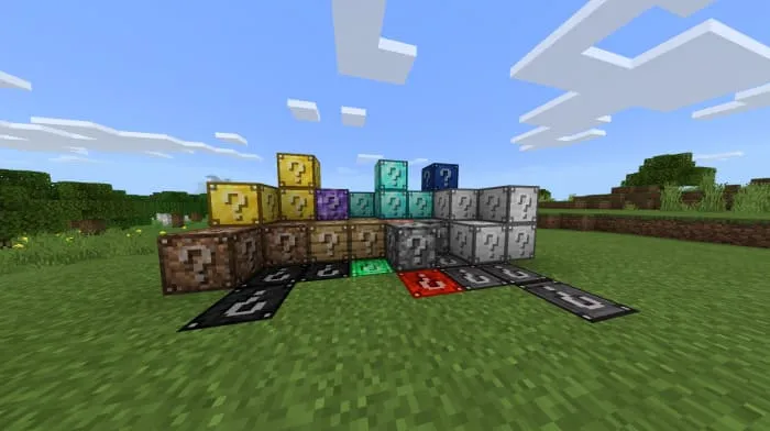 Types of luck blocks