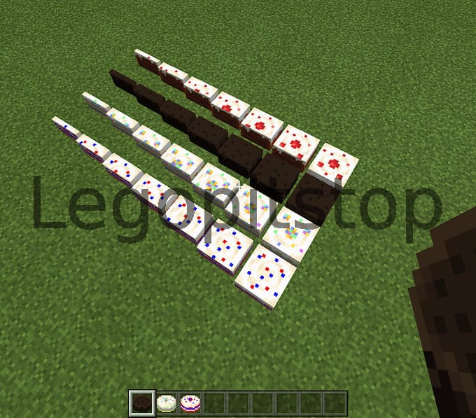 New cakes in Minecraft