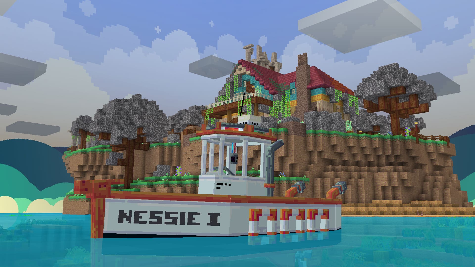New sea map in Minecraft