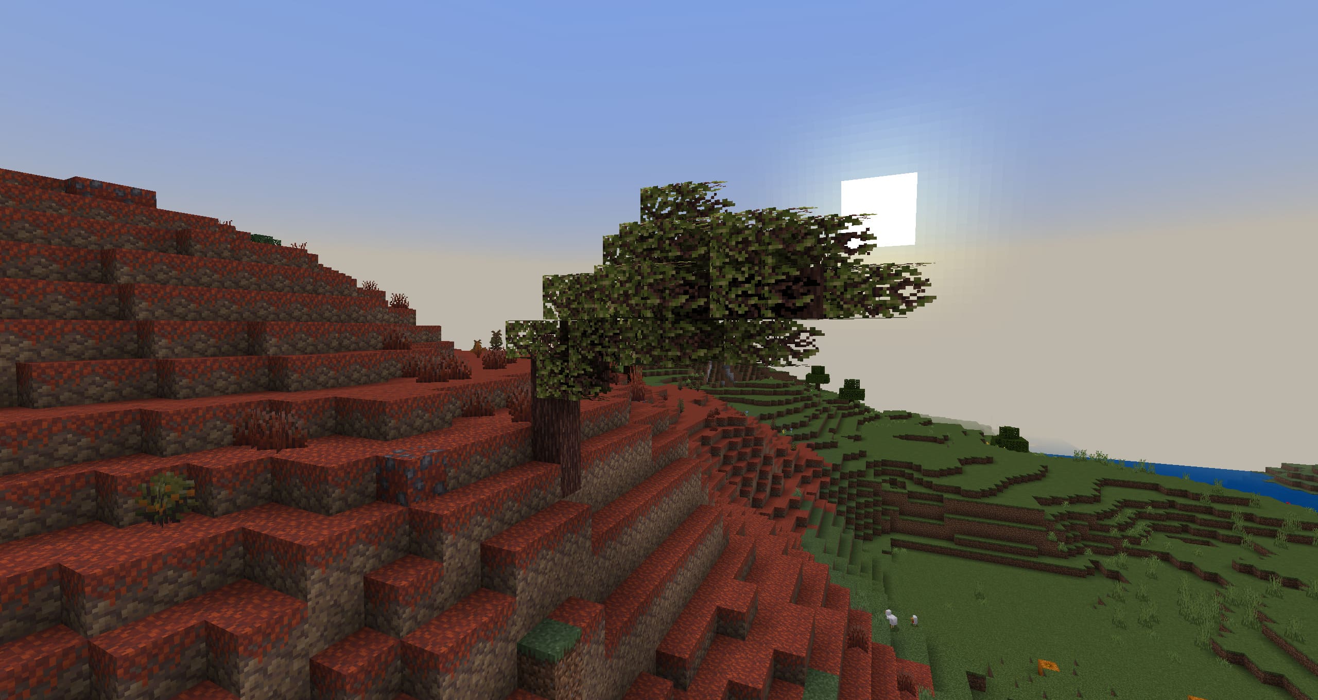 Wind tree in Minecraft