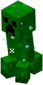 Ice creeper in Minecraft
