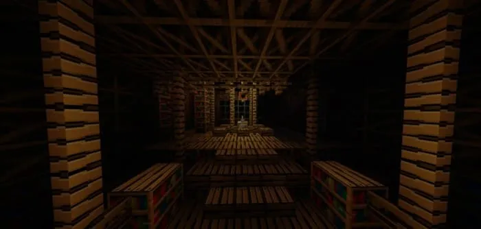 Level with darkness on the map