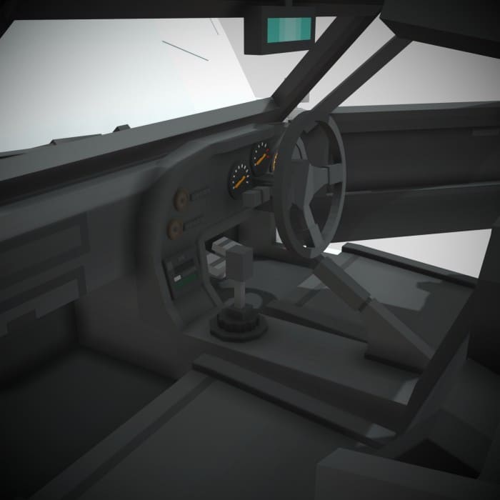 Toyota interior in Minecraft