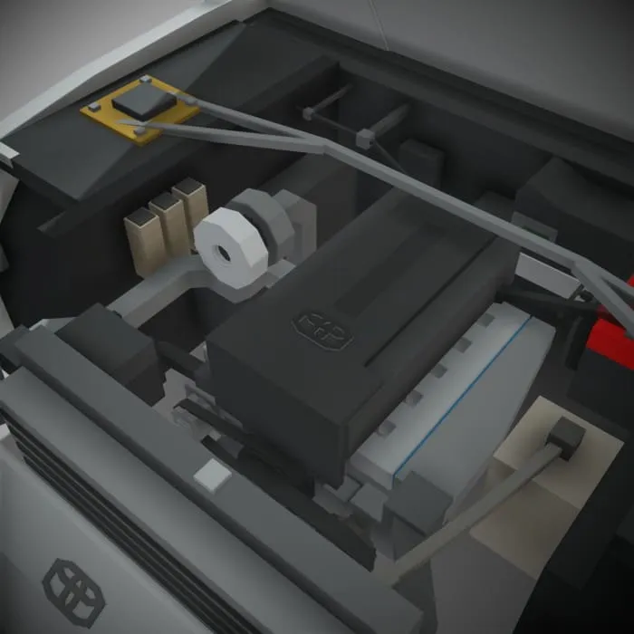 Toyota engine in Minecraft