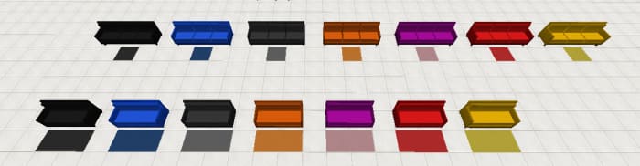 Sofas in Minecraft