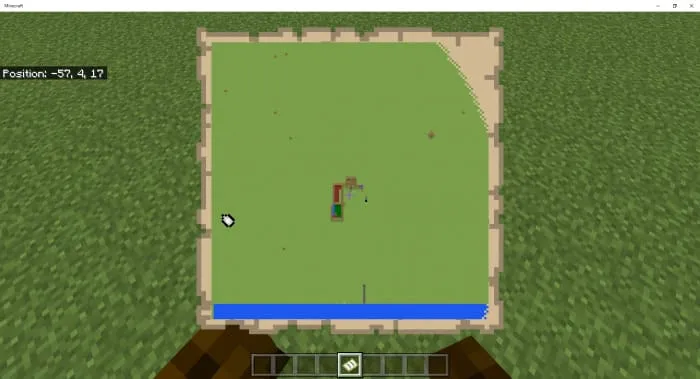 New position of the card in the hand