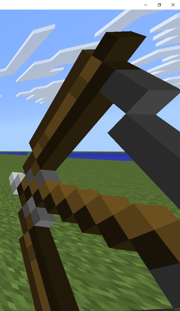 Fixed bow in Minecraft