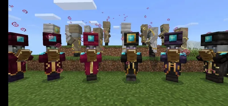 The sorcerer is a villain in Minecraft