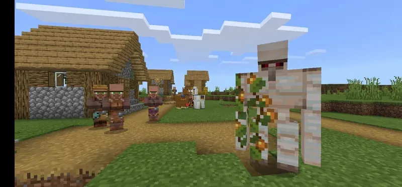 Residents and the Iron Golem