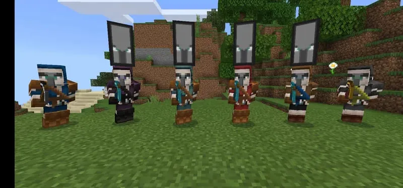 Ice scientists in Minecraft