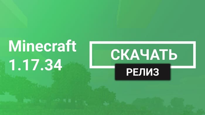 Майнкрафт ПЕ 1.17.34.02 [Релиз]