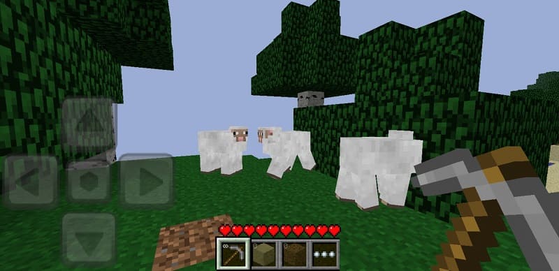 Овцы в Minecraft 0.2.0
